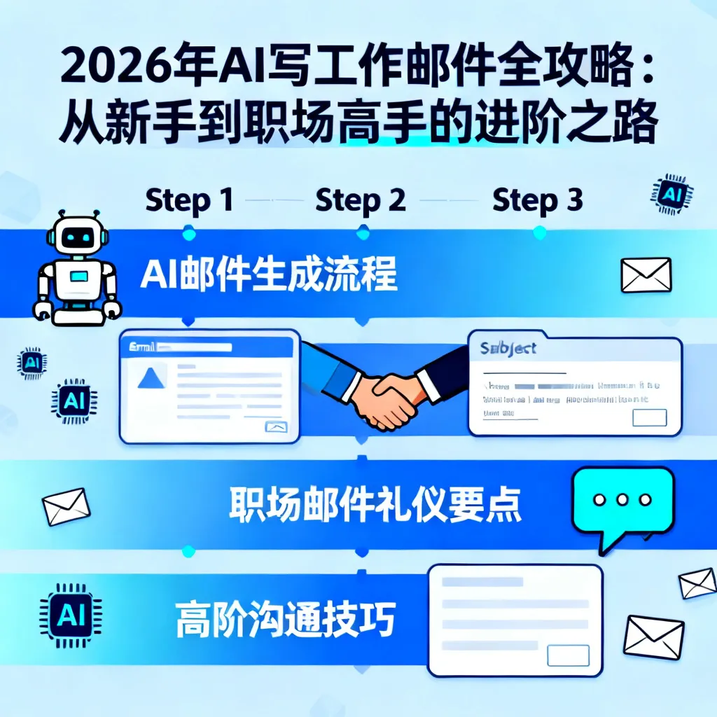 2026年AI写工作邮件全攻略:从新手到职场高手的进阶之路配图1