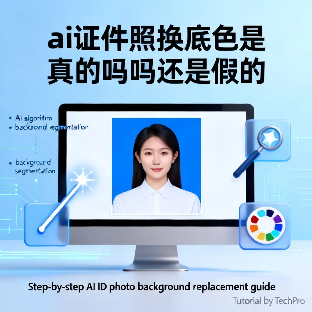 ai证件照换底色是真的吗吗还是假的配图2
