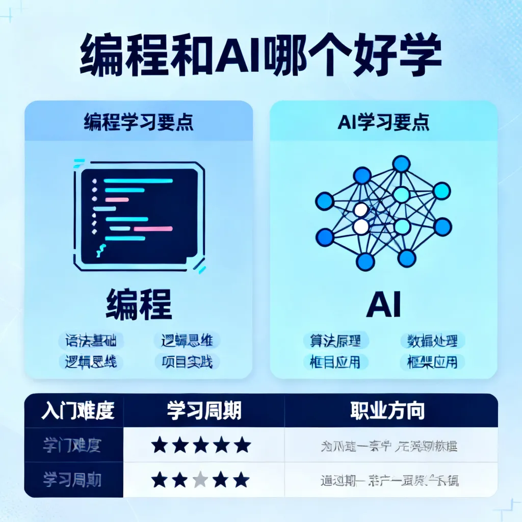编程和ai哪个好学配图1