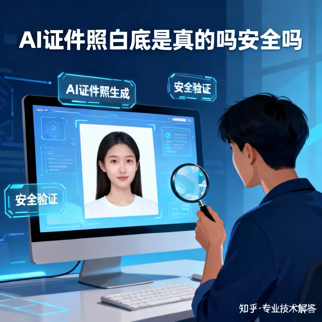 2026年深度测评：AI证件照白底是真的吗？安全吗？知乎老用户亲测揭秘