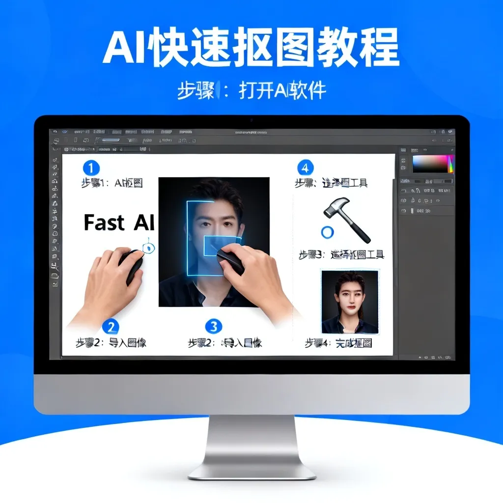 ai中快速抠图配图2