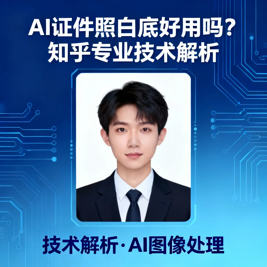 ai证件照白底好用吗知乎文章配图2