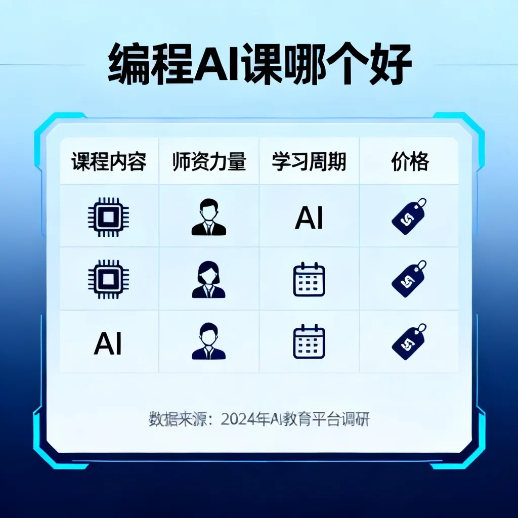 2026编程AI课深度评测：从入门到就业，选课避坑指南