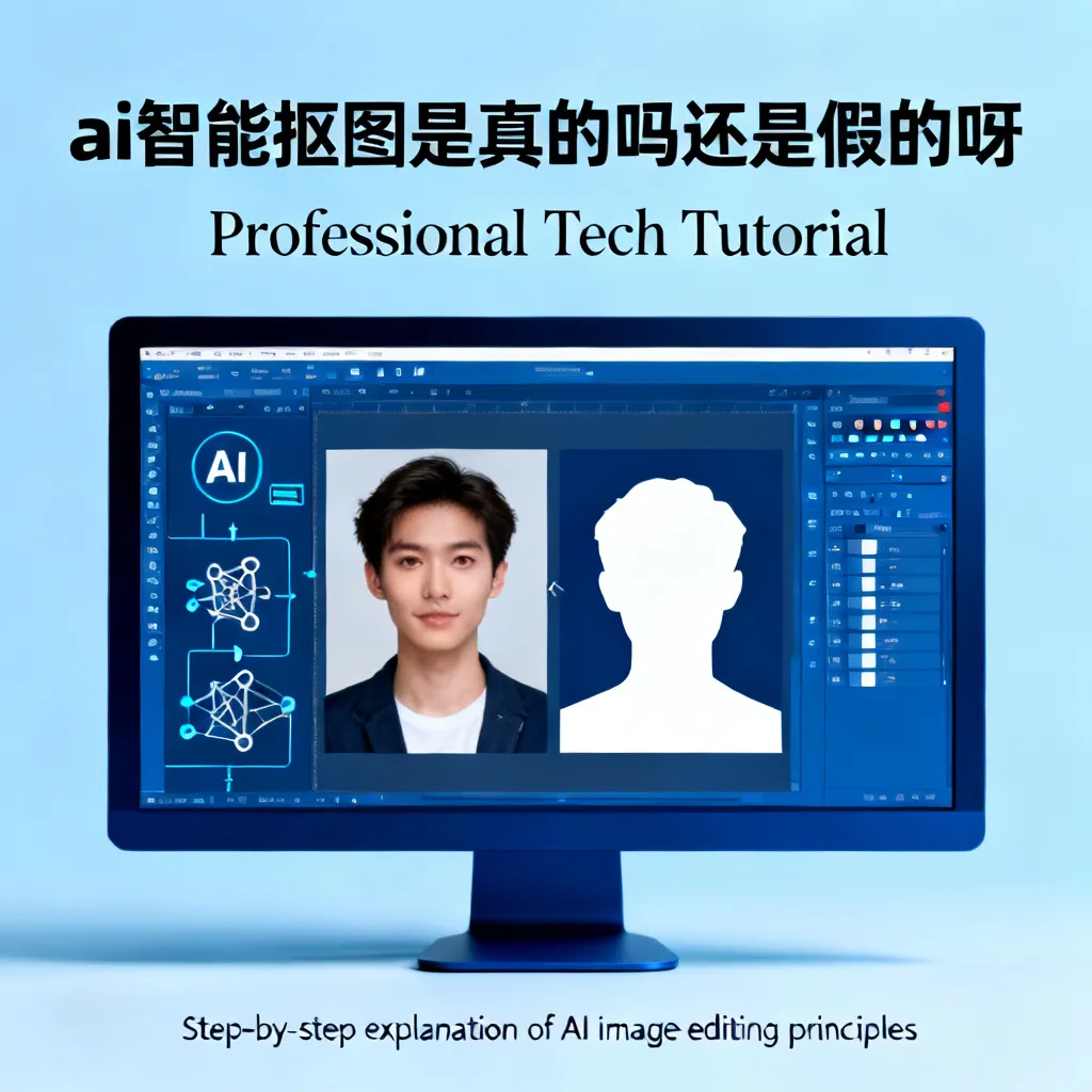 ai智能抠图是真的吗还是假的呀视频配图2