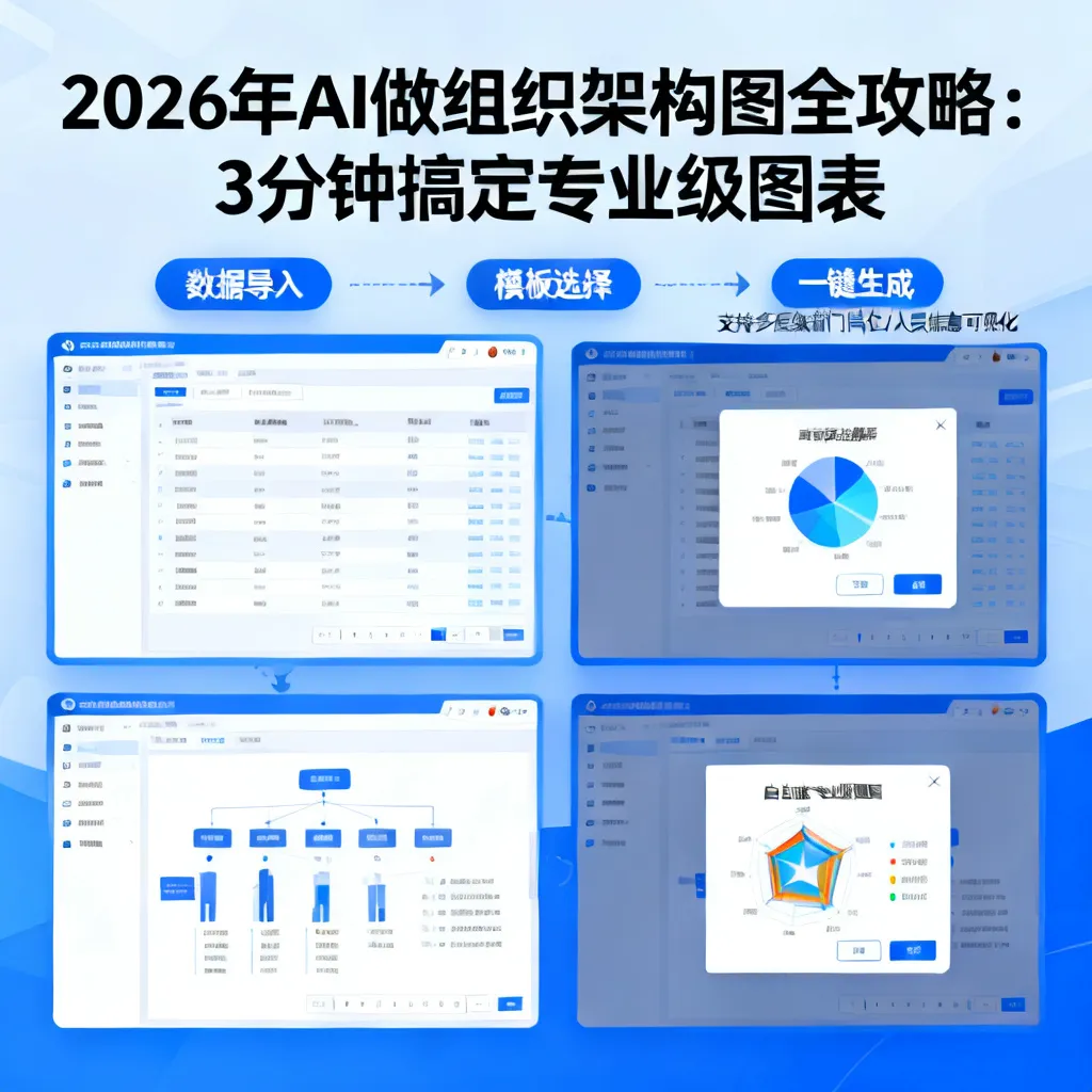 2026年AI做组织架构图全攻略:3分钟搞定专业级图表配图1