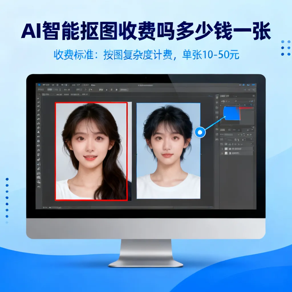 ai智能抠图收费吗多少钱一张配图1