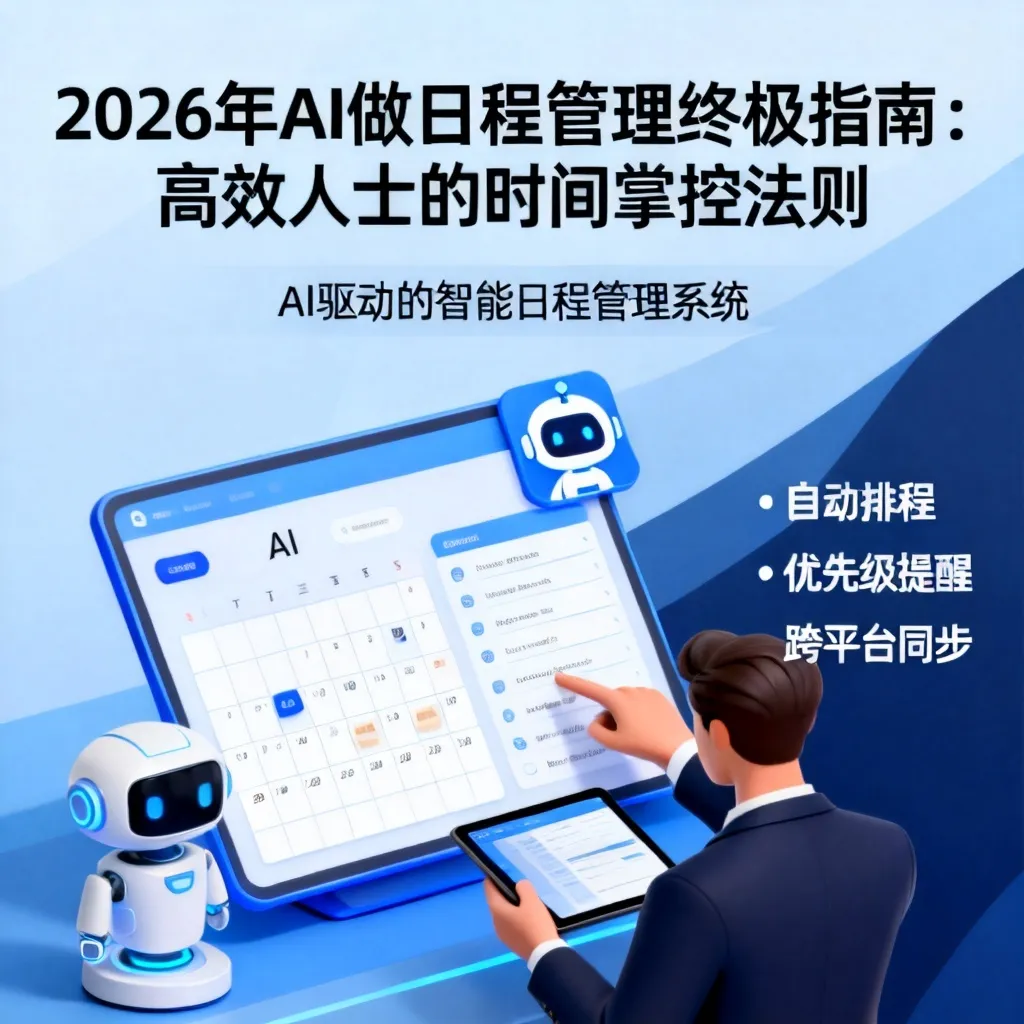2026年AI做日程管理终极指南:高效人士的时间掌控法则配图2