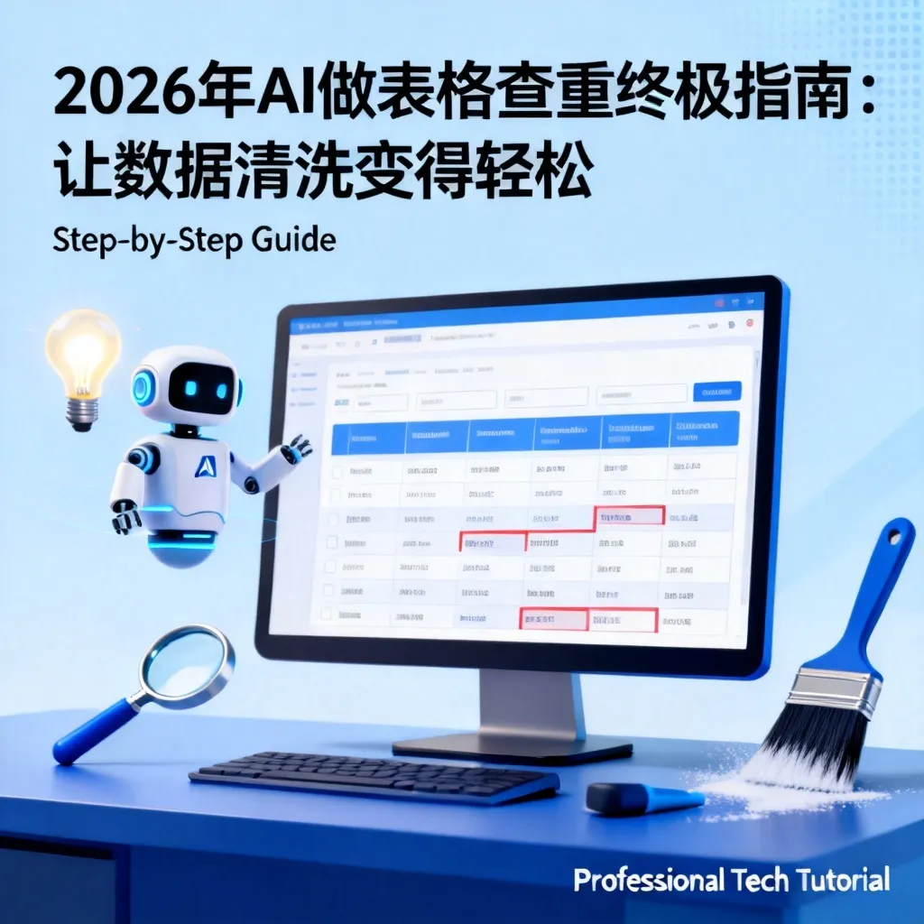 2026年AI做表格查重终极指南:让数据清洗变得轻松配图1