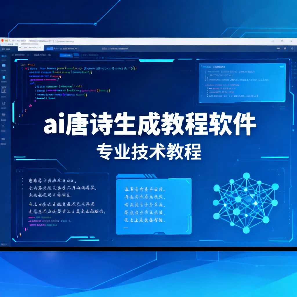 ai唐诗生成教程软件配图2