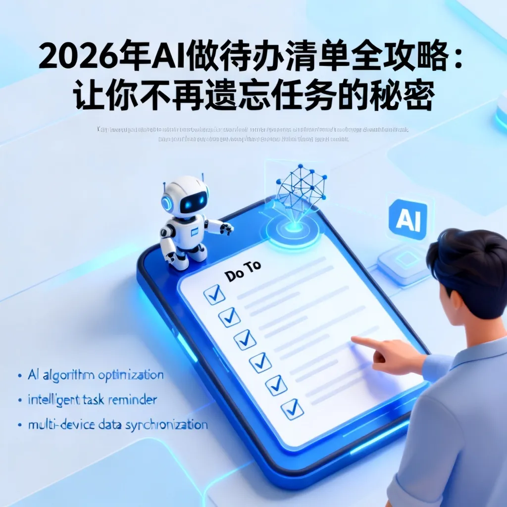 2026年AI做待办清单全攻略:让你不再遗忘任务的秘密配图2