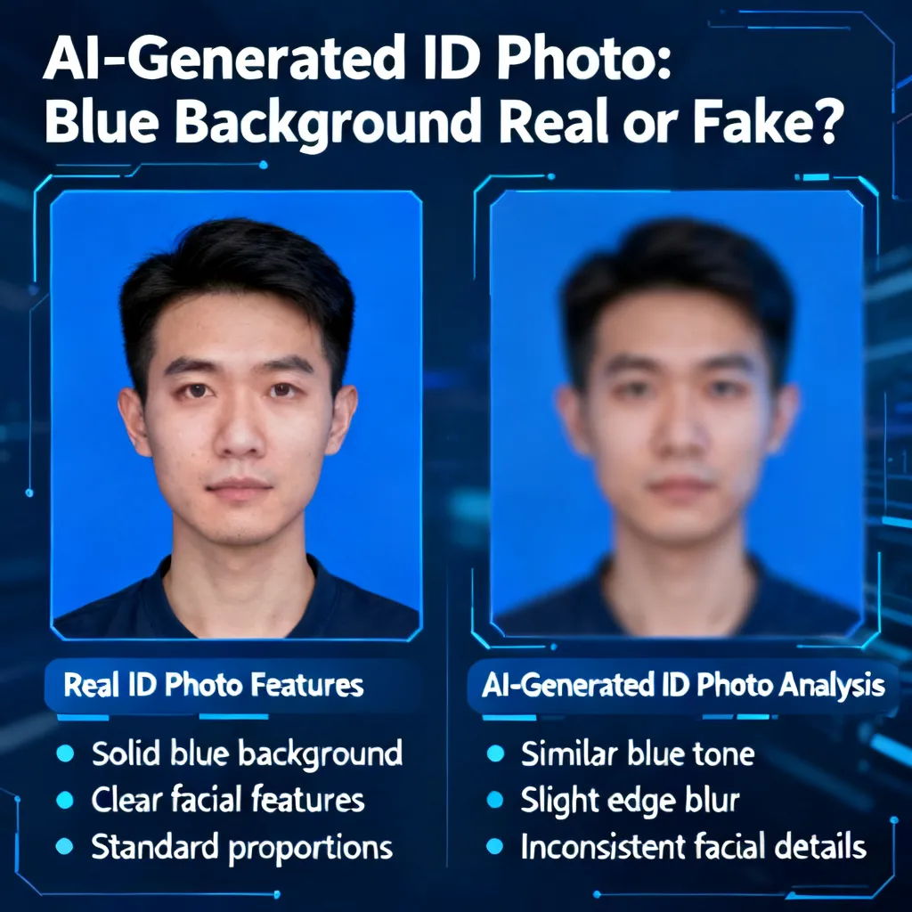 ai证件照蓝底是真的吗还是假的配图1