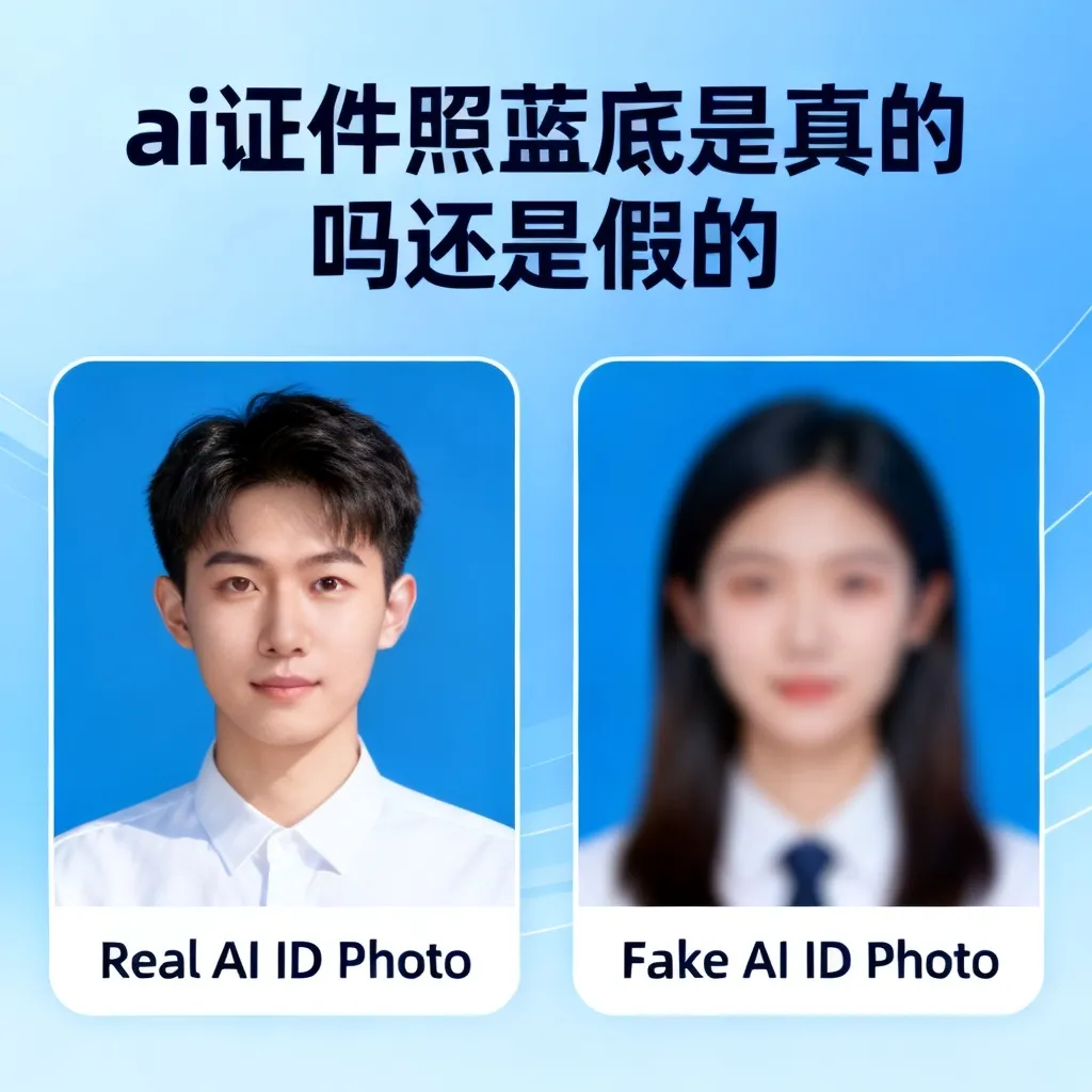 ai证件照蓝底是真的吗还是假的配图2