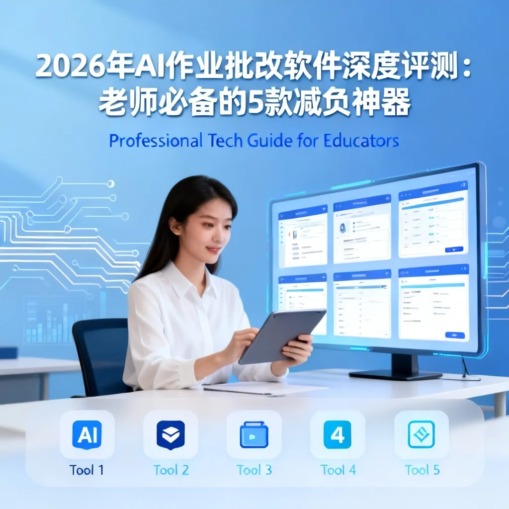2026年AI作业批改软件深度评测:老师必备的5款减负神器配图2