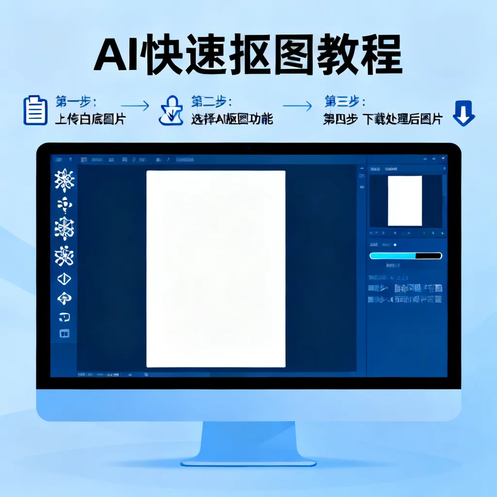 ai白底图片怎么快速抠图配图1