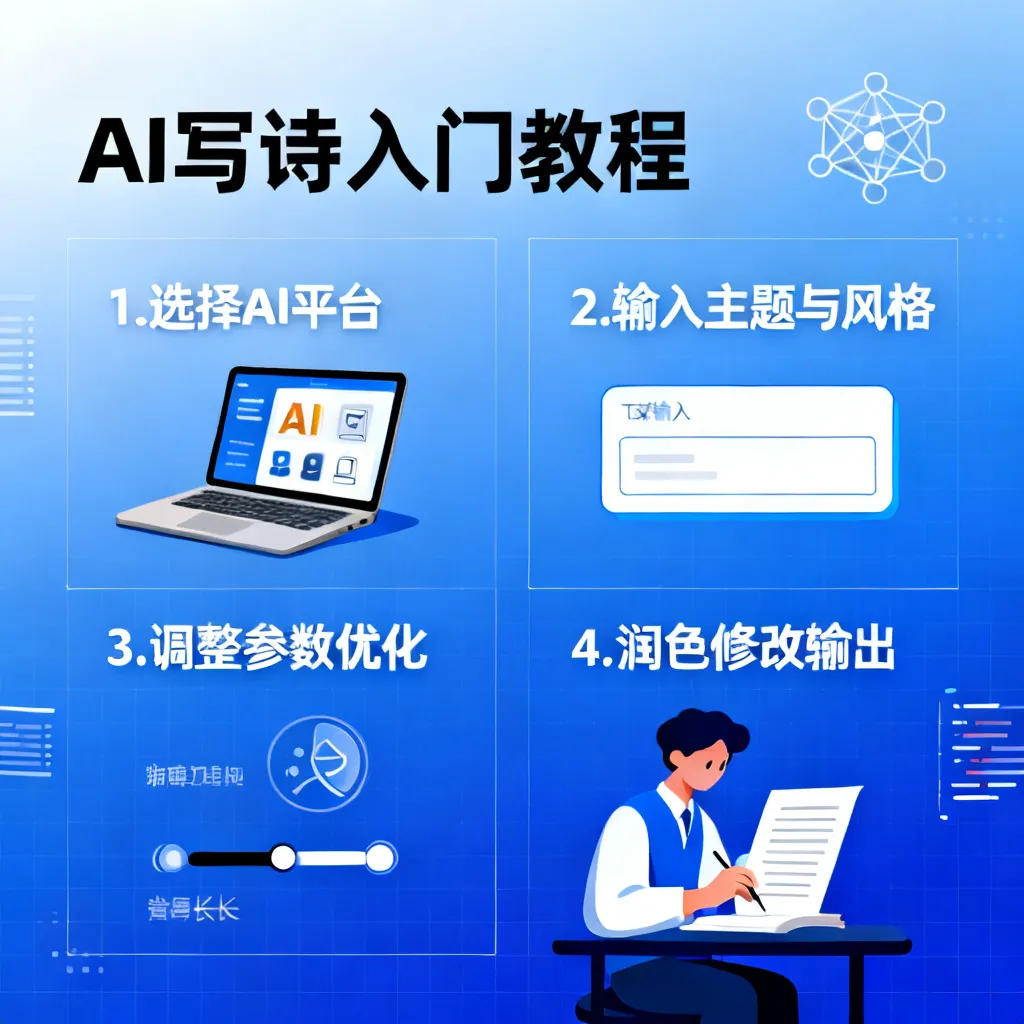 2026年AI写诗入门教程：从零开始用人工智能创作惊艳诗句，小白也能秒变诗人