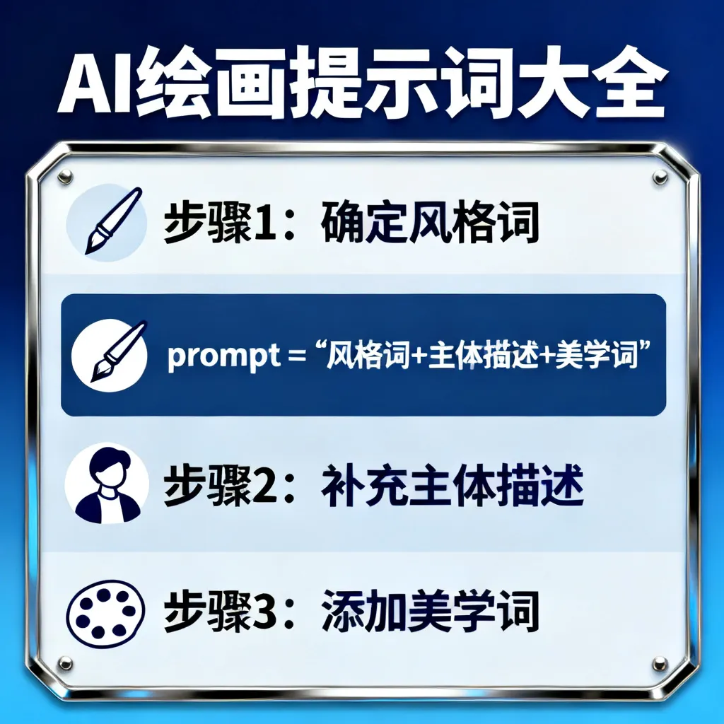 2026年AI绘画提示词大全可复制：从入门到精通的终极指南