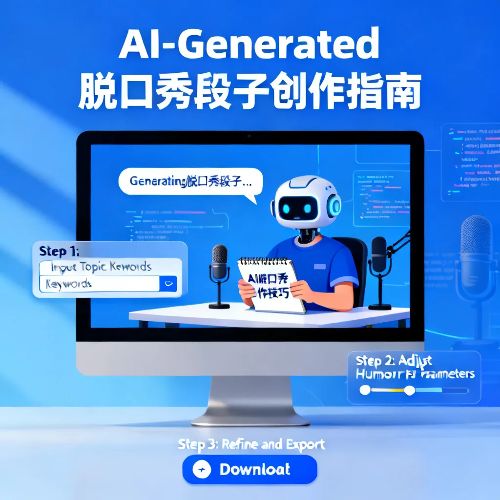 AI写脱口秀段子配图2