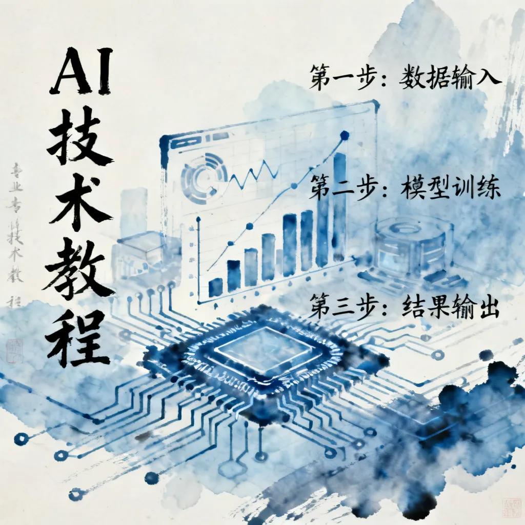 AI画国风水墨画配图1