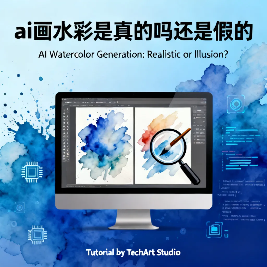 ai画水彩是真的吗还是假的配图1