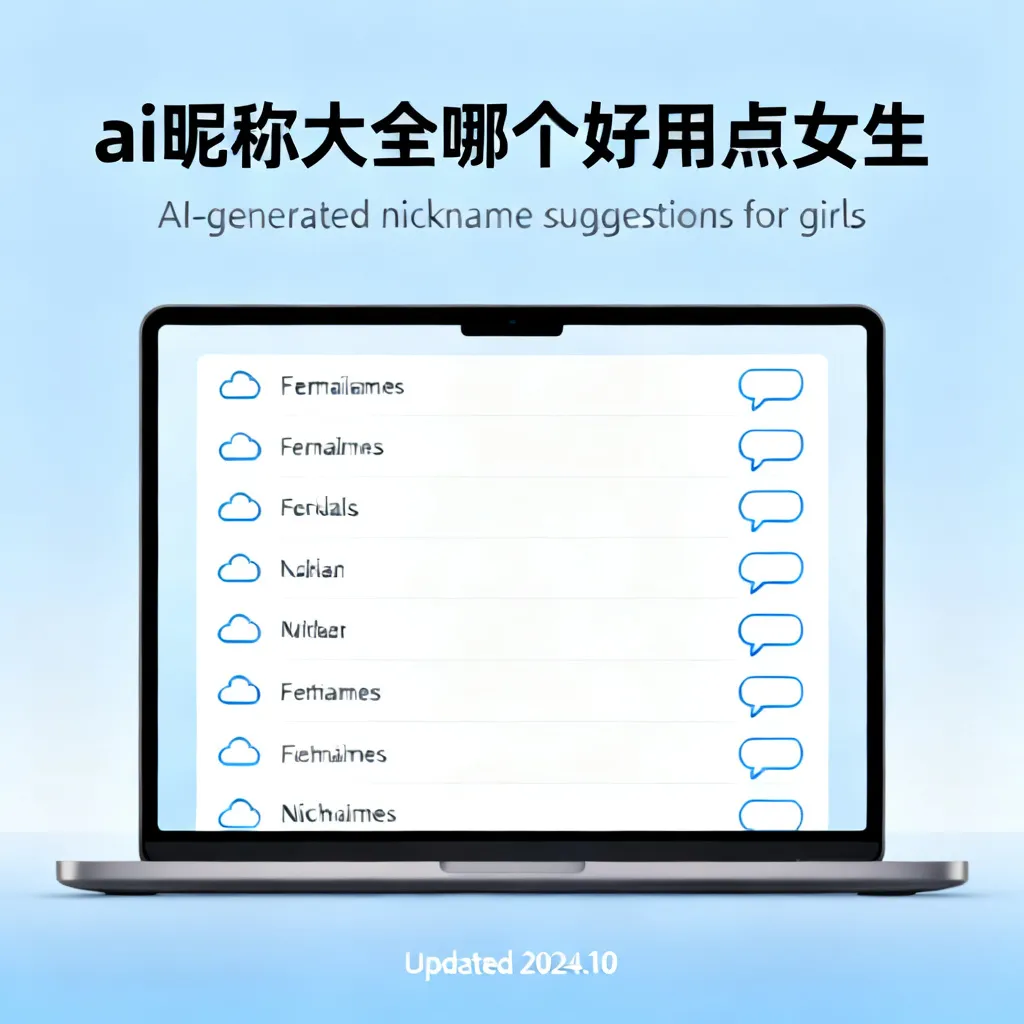 ai昵称大全哪个好用点女生配图1