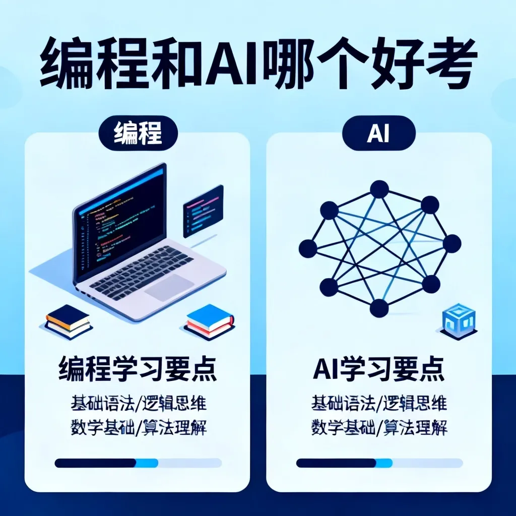 编程和ai哪个好考配图1