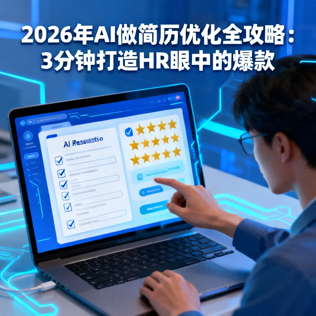 2026年AI做简历优化全攻略：3分钟打造HR眼中的爆款，斩获高薪Offer