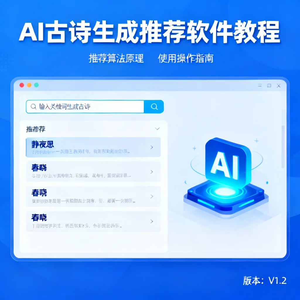 ai古诗生成推荐软件配图2