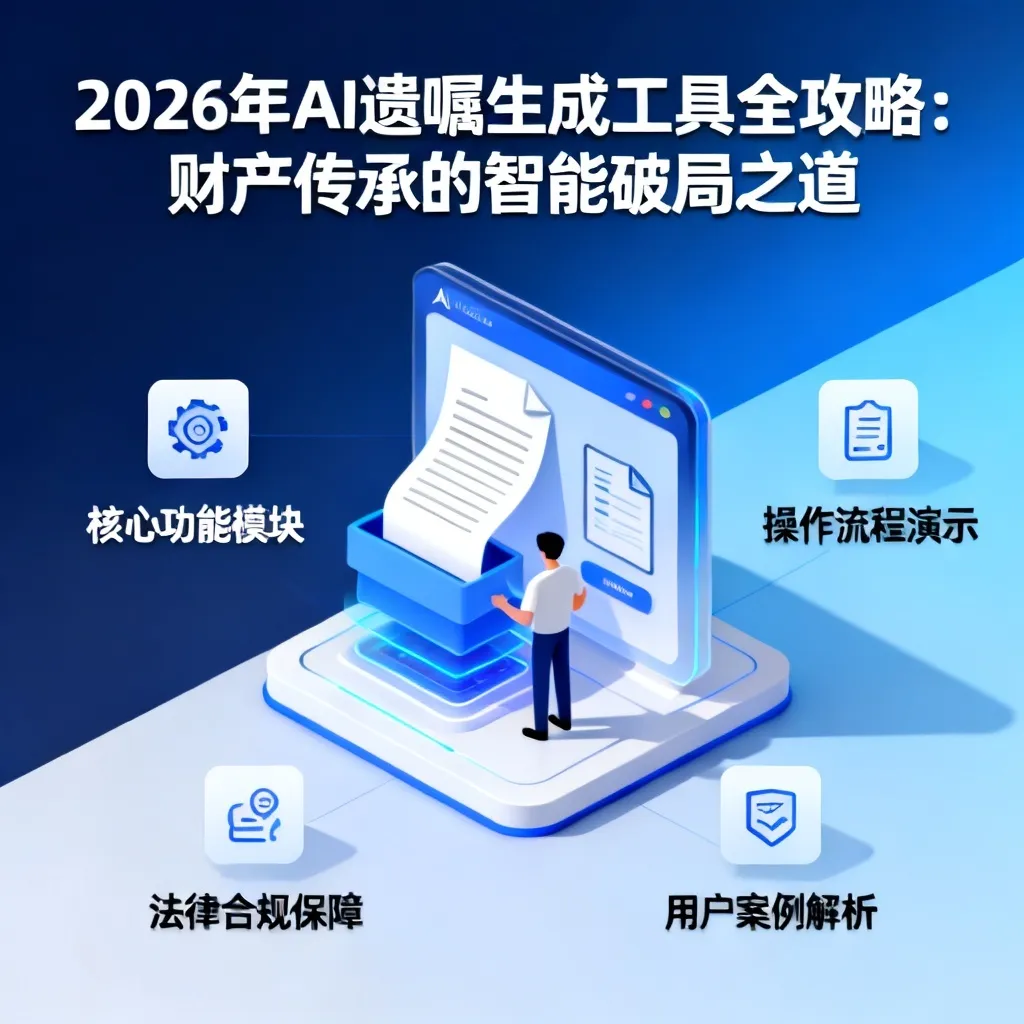 2026年AI遗嘱生成工具全攻略：财产传承的智能破局之道配图2