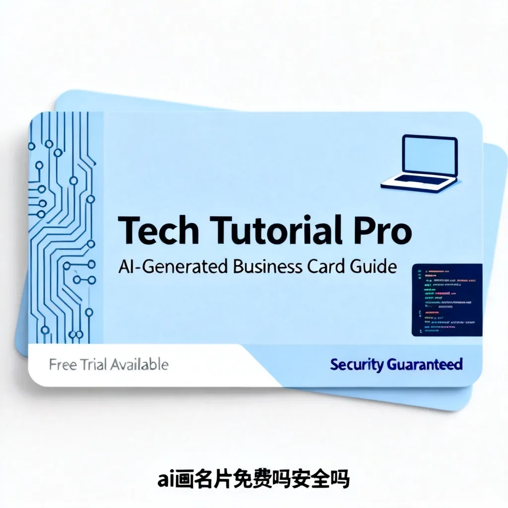 ai画名片免费吗安全吗配图1