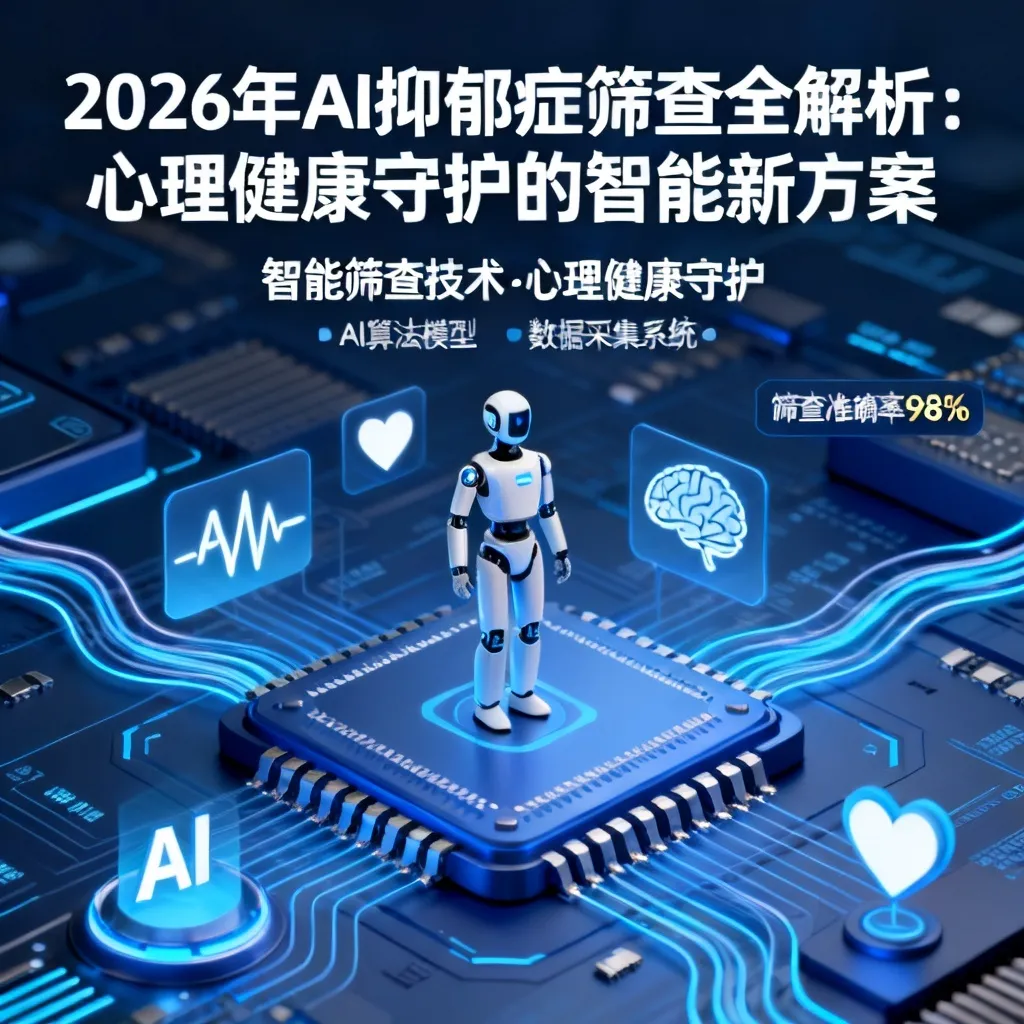 2026年AI抑郁症筛查全解析:心理健康守护的智能新方案配图1