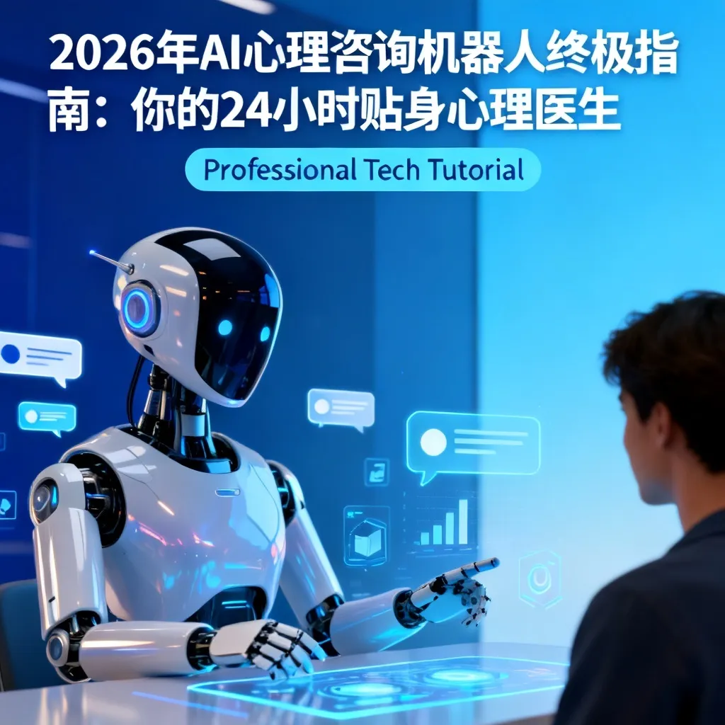 2026年AI心理咨询机器人终极指南:你的24小时贴身心理医生配图2