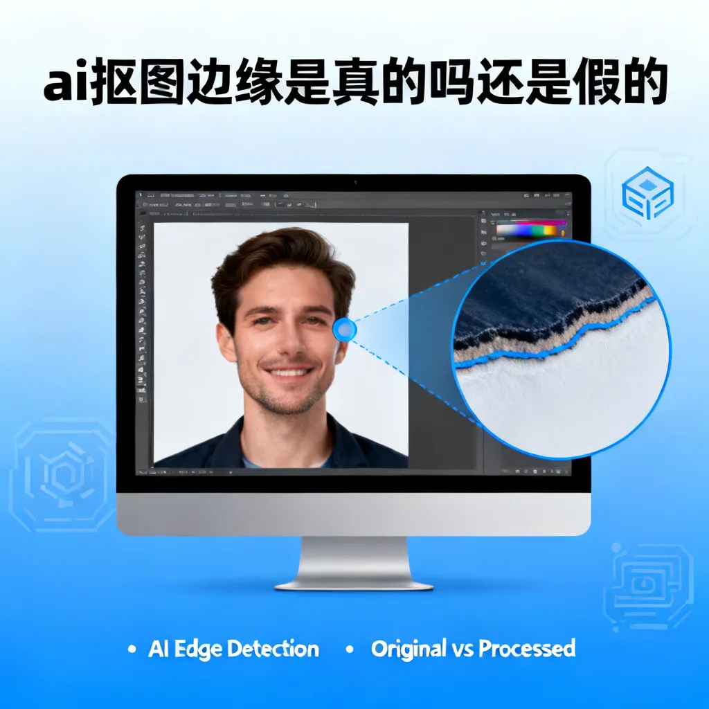 ai抠图边缘是真的吗还是假的配图1