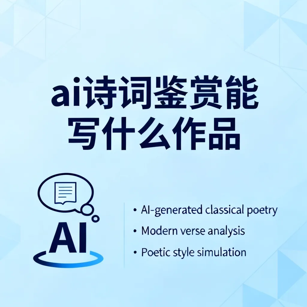 ai诗词鉴赏能写什么作品配图2
