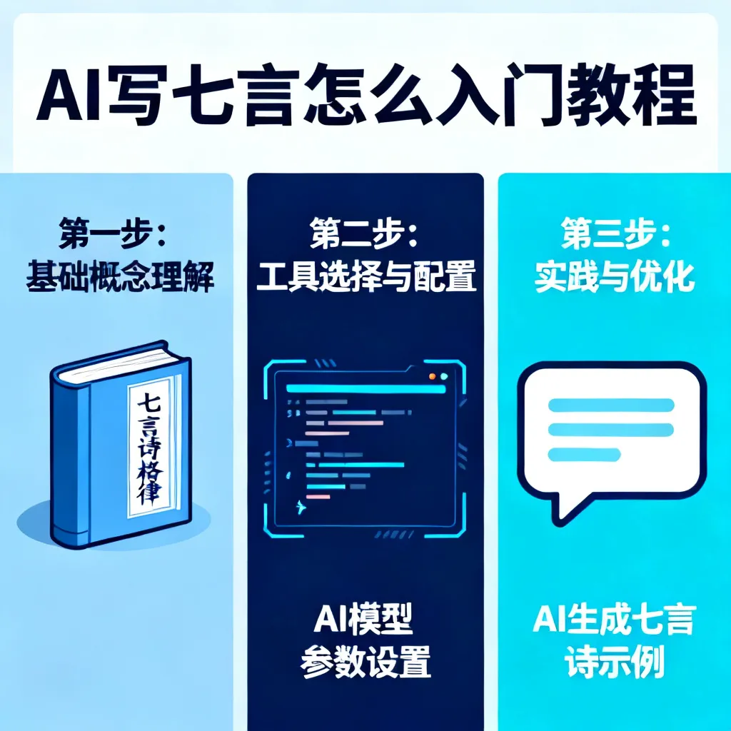 2026年AI写七言入门教程：零基础用人工智能写绝句的完整指南