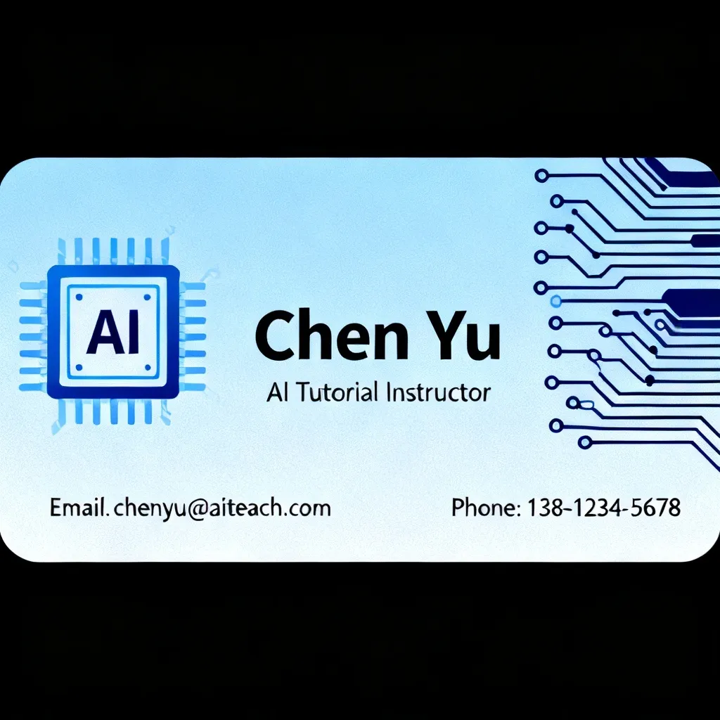 AI绘画做名片配图2