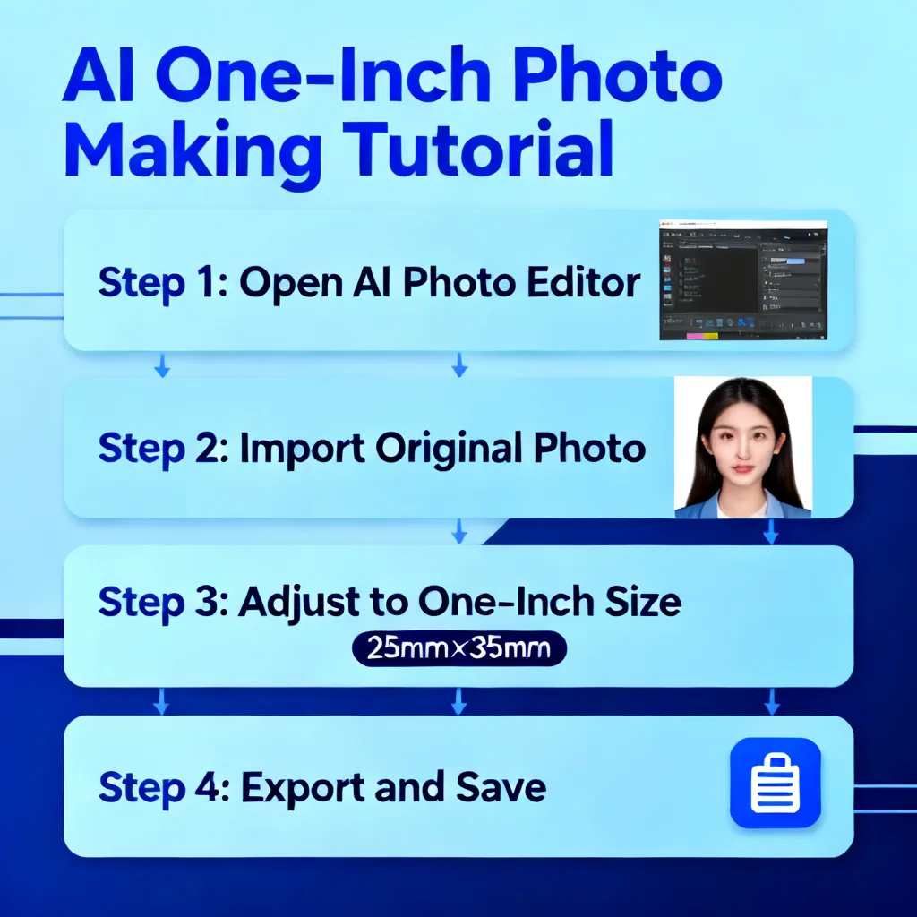 ai怎么制作一寸照片配图2