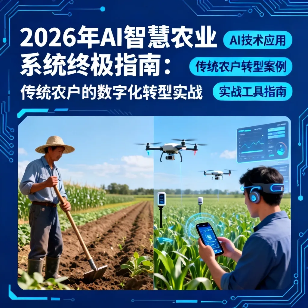 2026年AI智慧农业系统终极指南:传统农户的数字化转型实战配图2