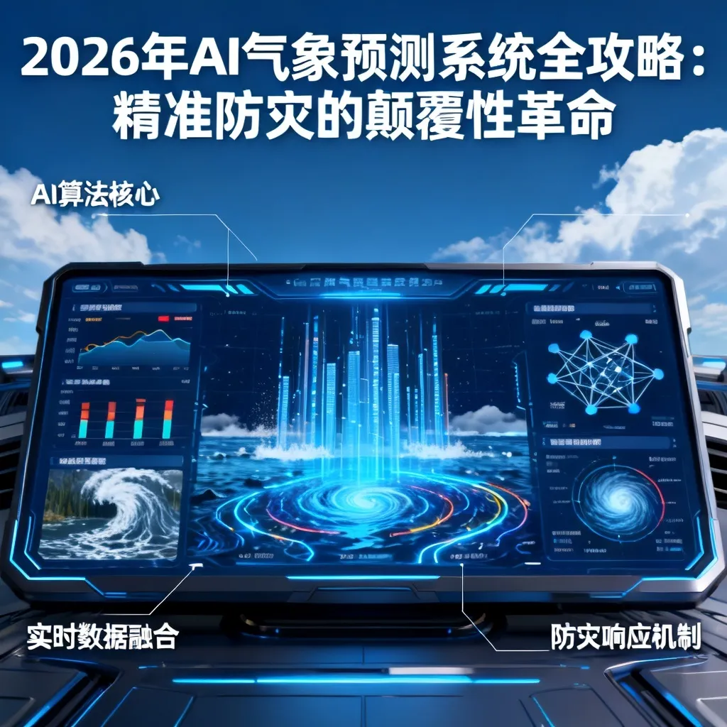 2026年AI气象预测系统全攻略：精准防灾的颠覆性革命配图2
