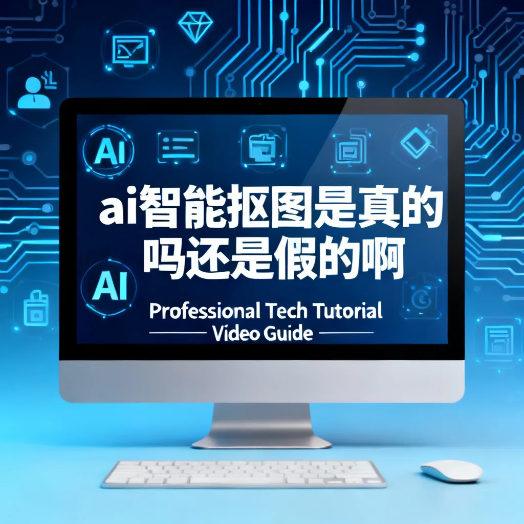 ai智能抠图是真的吗还是假的啊视频配图1