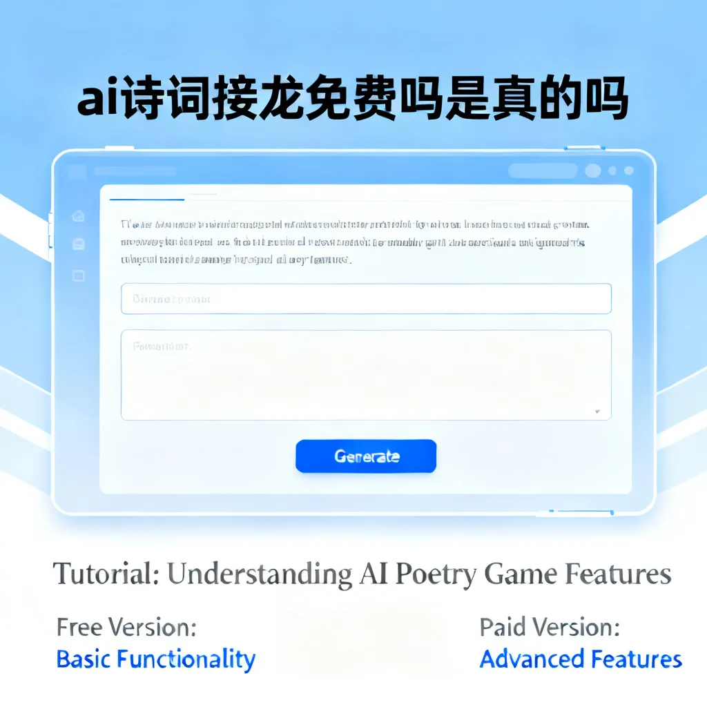 ai诗词接龙免费吗是真的吗配图1