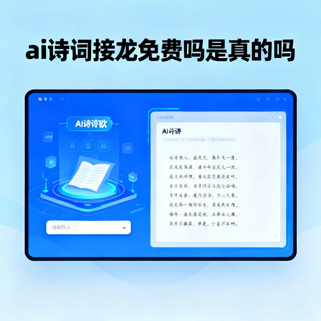 ai诗词接龙免费吗是真的吗配图2