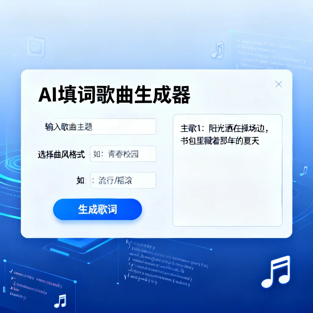 ai填词歌曲生成器配图2