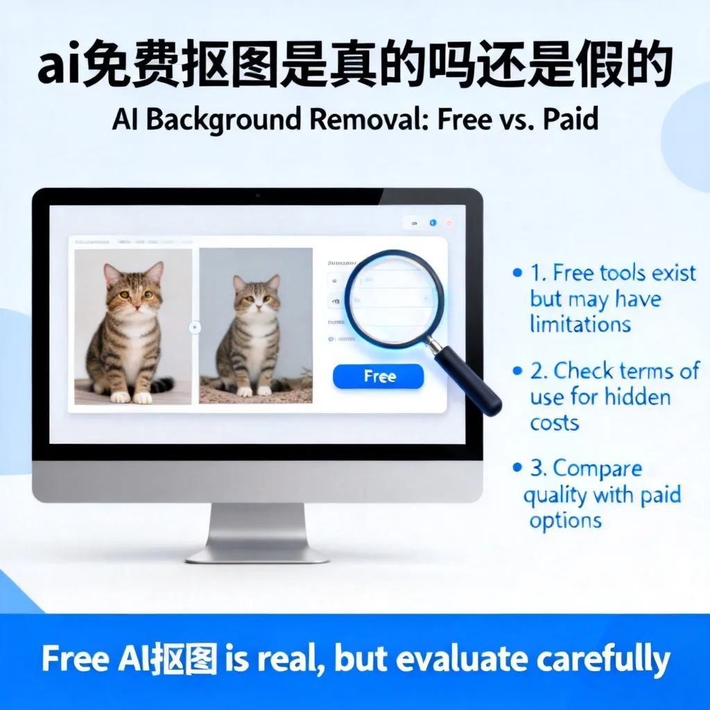 2026年深度揭秘：ai免费抠图是真的吗还是假的？我用3000张图实测后告诉你真相