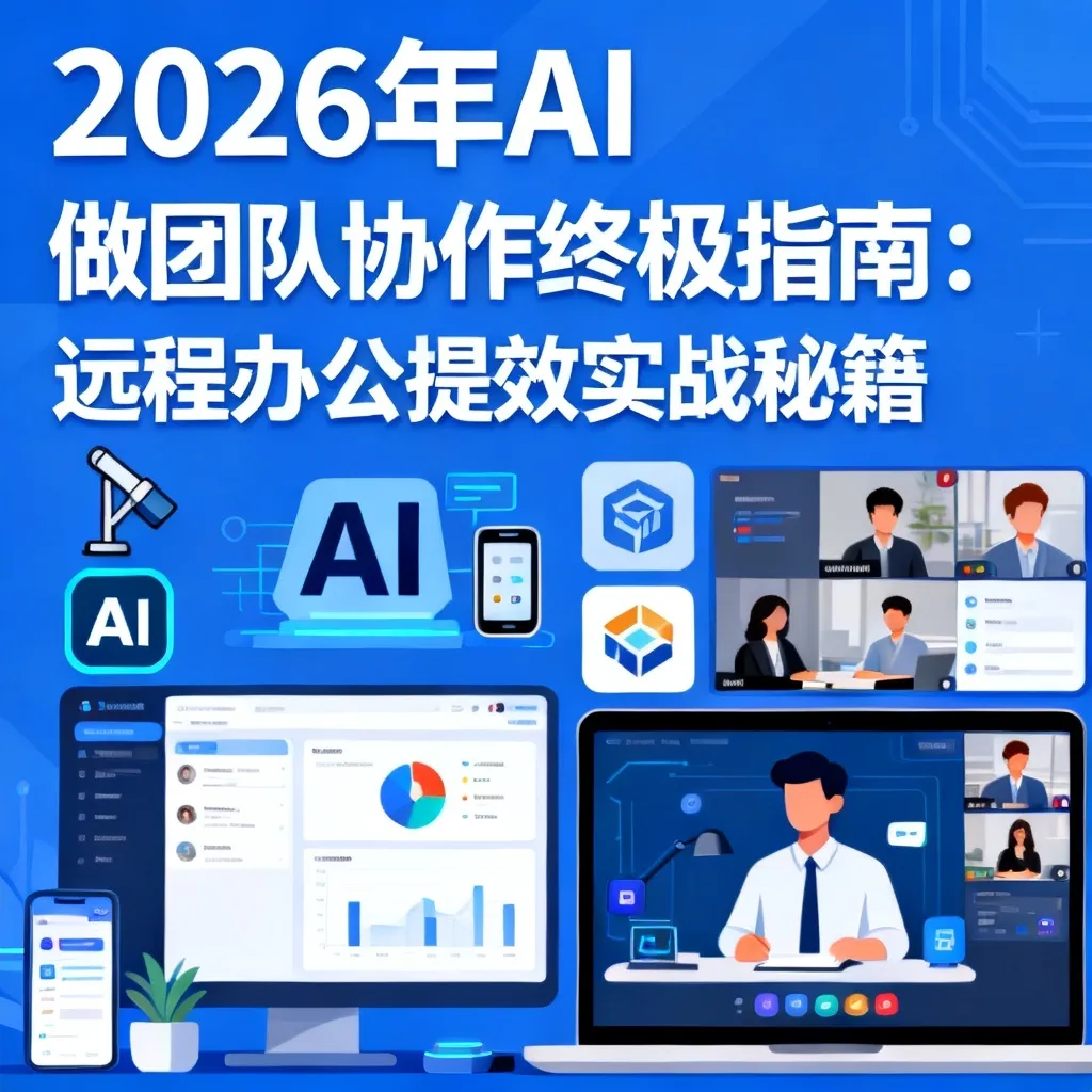 2026年AI做团队协作终极指南：远程办公提效实战秘籍，领跑未来职场