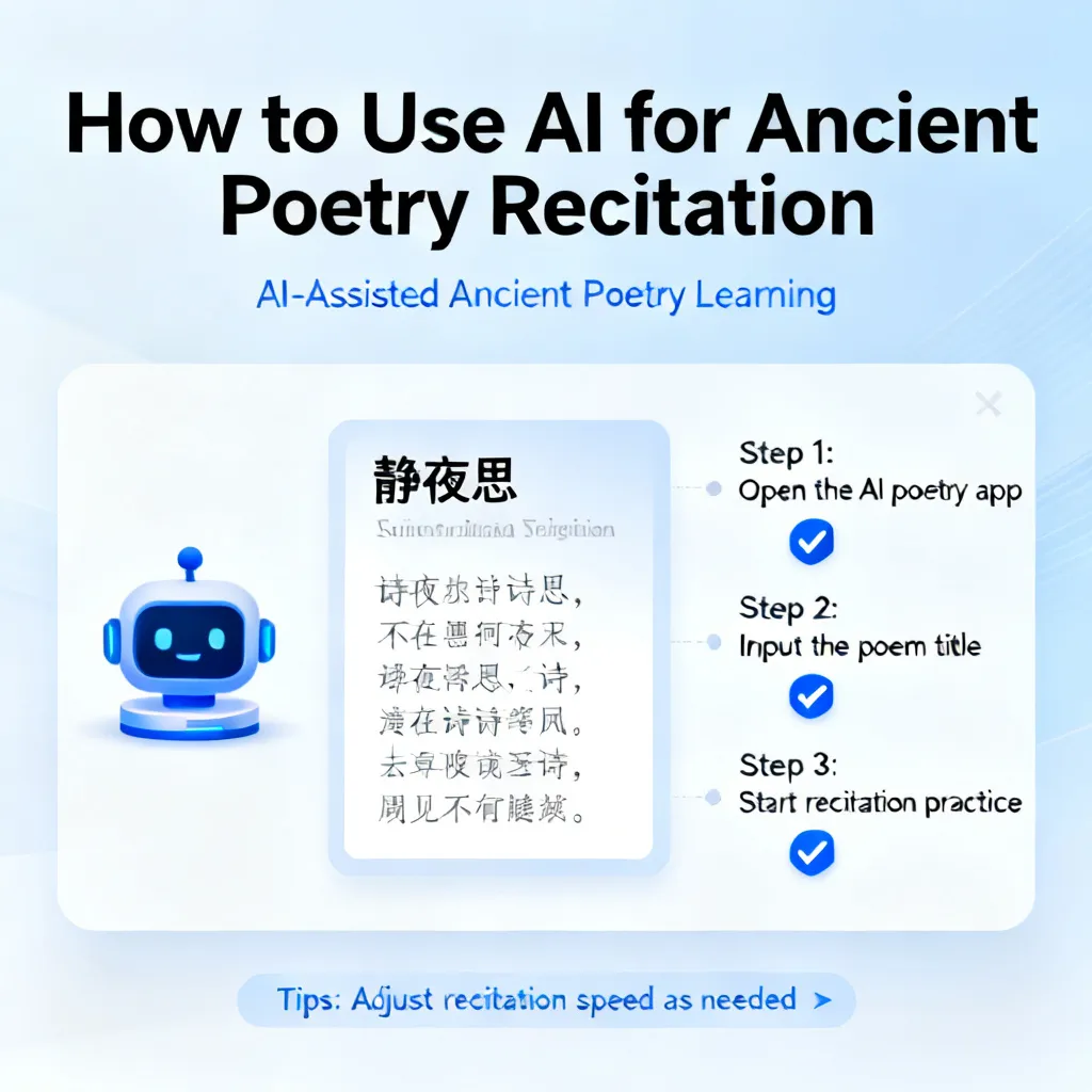 ai古诗背诵怎么用视频教程配图1