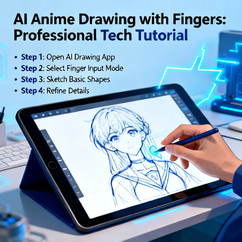 ai画动漫怎么用手指画配图1