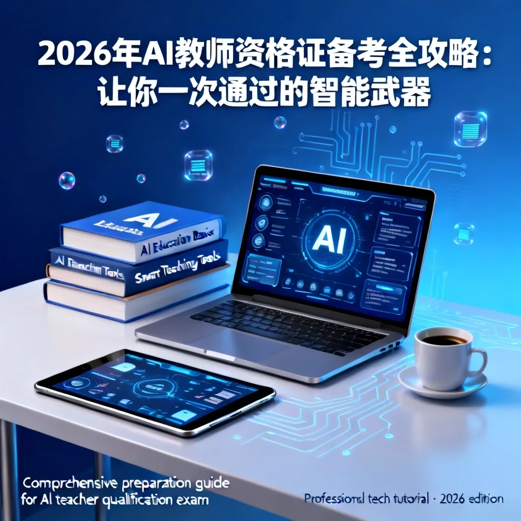 2026年AI教师资格证备考全攻略:让你一次通过的智能武器配图1