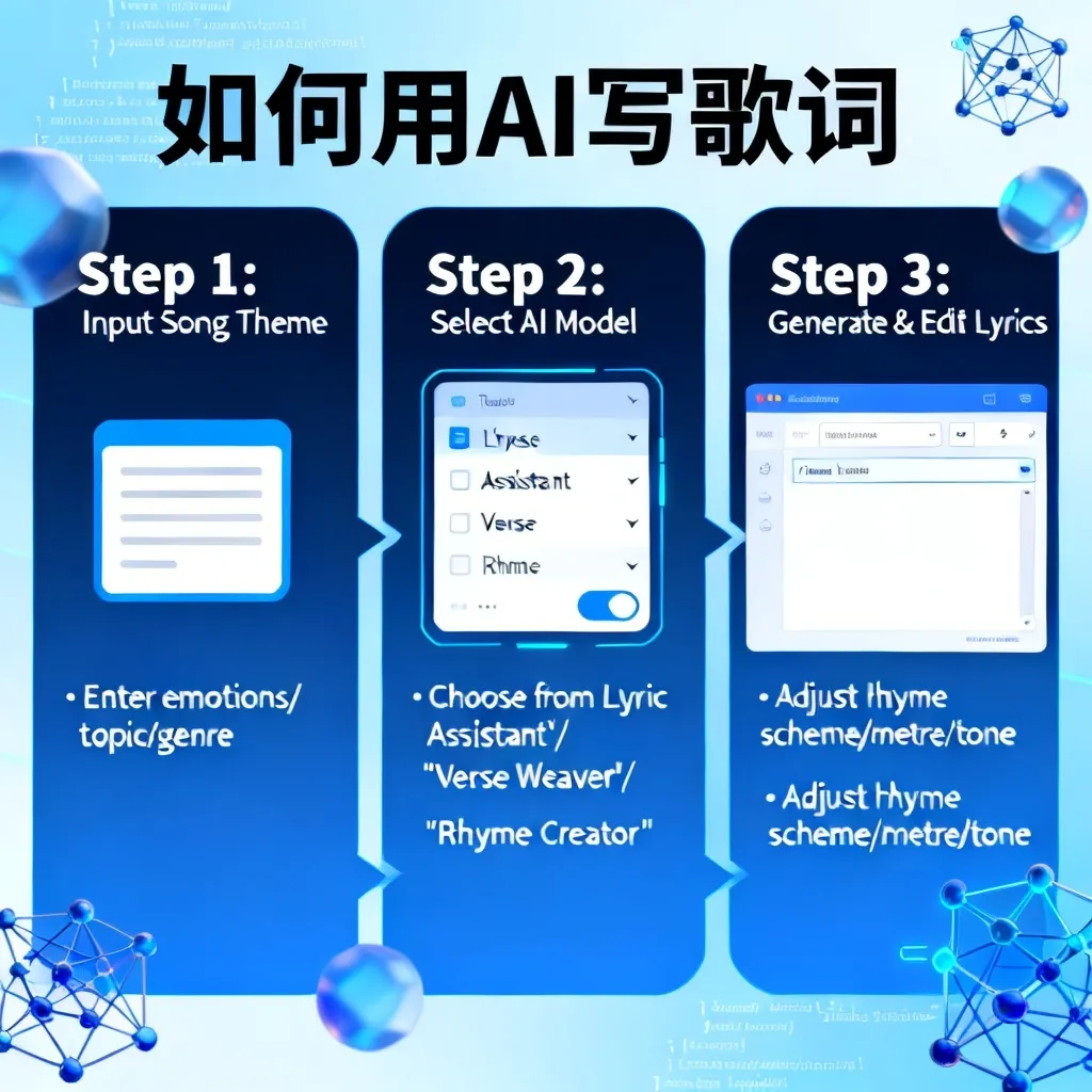 如何用AI写歌词配图1