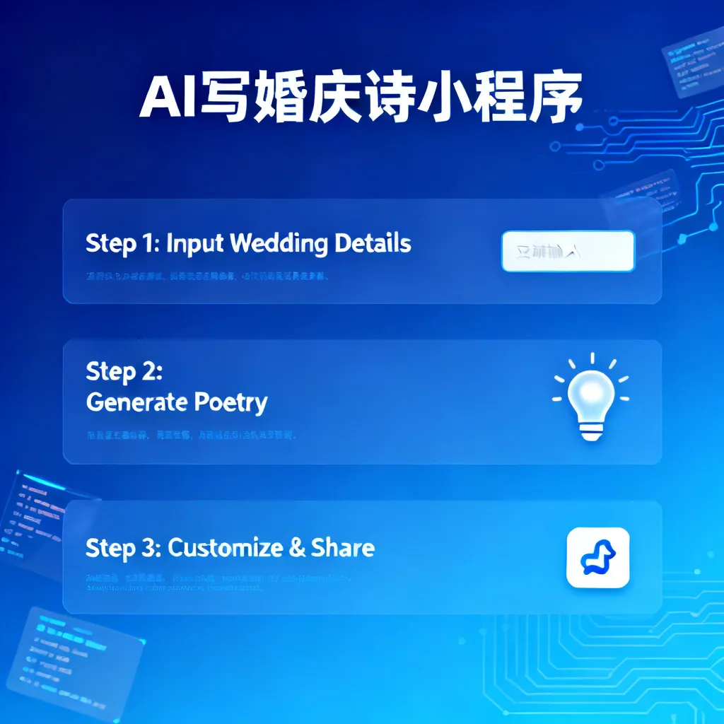 ai写婚庆诗小程序怎么做配图1