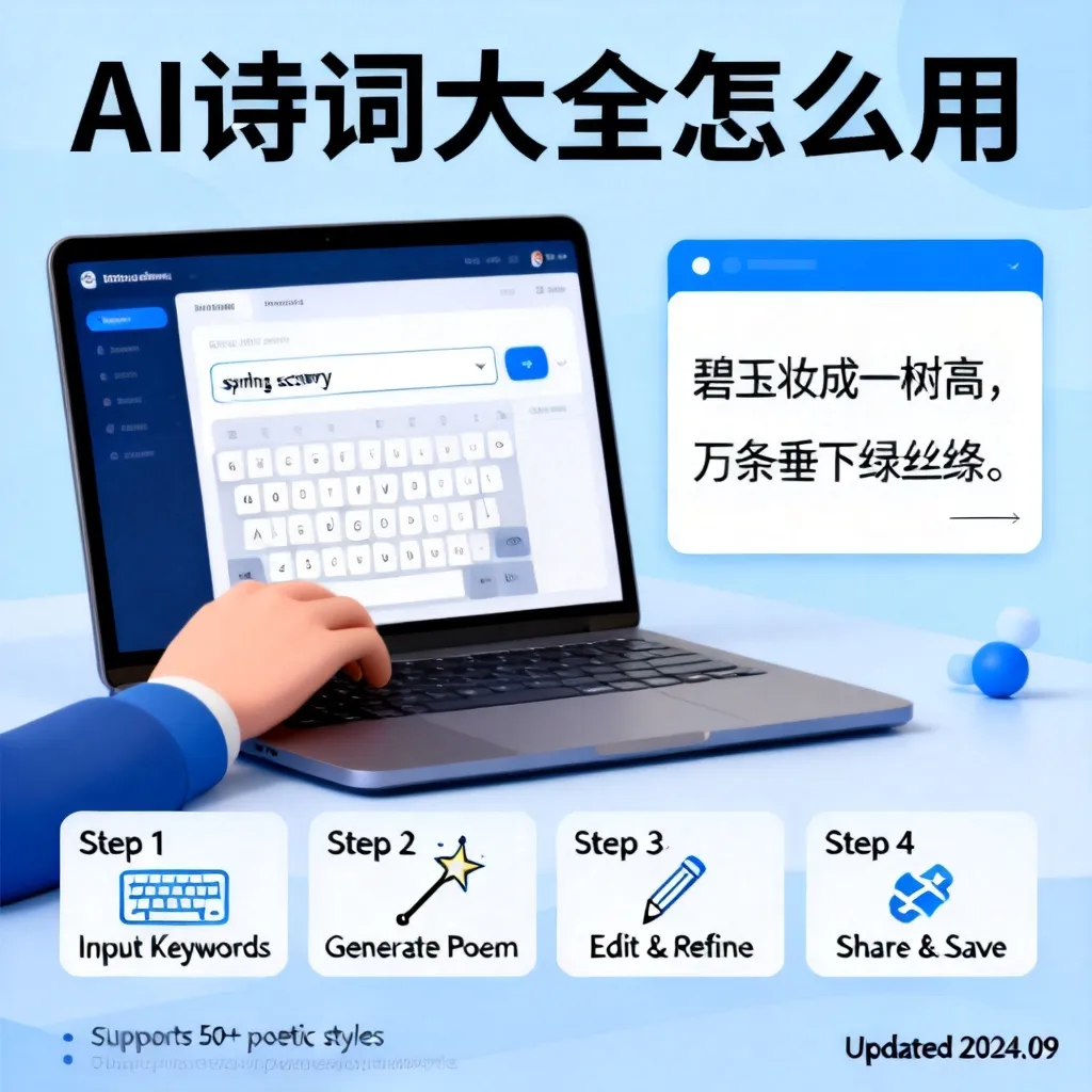 ai诗词大全怎么用图片制作配图2